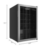 KoolMore Refrigerador de bebidas de 20 pulgadas, refrigerador de 4.5 pies cúbicos, refrigerador de bebidas con puerta de