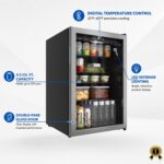 KoolMore Refrigerador de bebidas de 20 pulgadas, refrigerador de 4.5 pies cúbicos, refrigerador de bebidas con puerta de