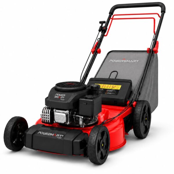 Cortacésped Autopropulsado PowerSmart V8721S1-2 21 Pulgadas OHV 170cc 3 en 1 Ruedas 10 Pulgadas Cubierta de Acero Aleado