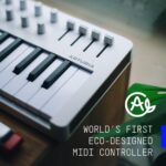 Arturia MiniLab 37 Controlador de teclado MIDI – 37 teclas delgadas, 8 almohadillas, integración DAW, arpegiador, modo a