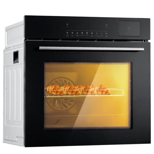 24" Built-In Electric Convection Wall Oven – 3000W, 2.5 Cu. Ft. Capacity, 3 Cooking Functions, Touch Control, Timer & ET