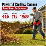 Combo Kit Podadora de Cuerda y Sopladora de Hojas PowerSmart PS76500C 40V 13 pulgadas con Batería 4.0Ah y Cargador