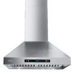 36" Wall Mount Range Hood, 900 CFM Powerful Suction, Gesture Sensing & Touch Control, 4-Speed Fan, Adjustable LED Lights