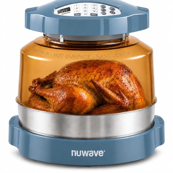 Nuwave Pro Plus 2 Countertop Infrared Oven with Stainless Steel Extender Ring, Triple Combo Cooking Power, Adjustable Te