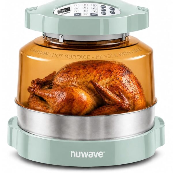 Nuwave Pro Plus 2 Countertop Infrared Oven with Stainless Steel Extender Ring, Triple Combo Cooking Power, Adjustable Te