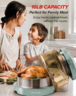 Nuwave Pro Plus 2 Countertop Infrared Oven with Stainless Steel Extender Ring, Triple Combo Cooking Power, Adjustable Te