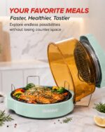 Nuwave Pro Plus 2 Countertop Infrared Oven with Stainless Steel Extender Ring, Triple Combo Cooking Power, Adjustable Te