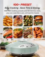 Nuwave Pro Plus 2 Countertop Infrared Oven with Stainless Steel Extender Ring, Triple Combo Cooking Power, Adjustable Te