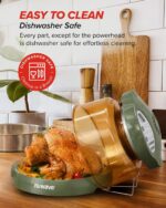 Nuwave Pro Plus 2 Countertop Infrared Oven with Stainless Steel Extender Ring, Triple Combo Cooking Power, Adjustable Te