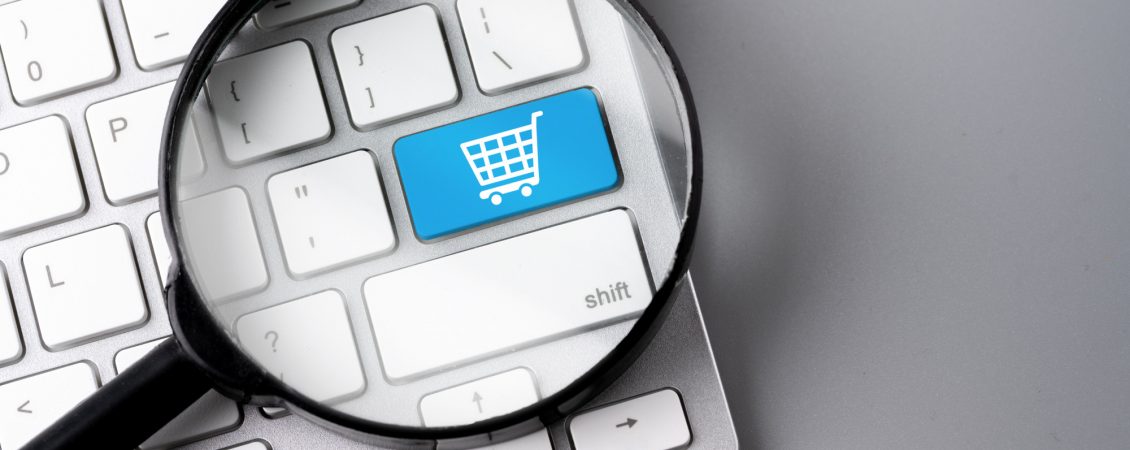 online-shopping-business-icon-on-retro-computer-keyboard online-shopping-business-icon-on-retro-computer-keyboard